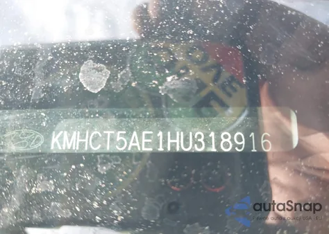 2017 Hyundai Accent Se z USA, uszkodzony, nr VIN KMHCT5AE1HU318916